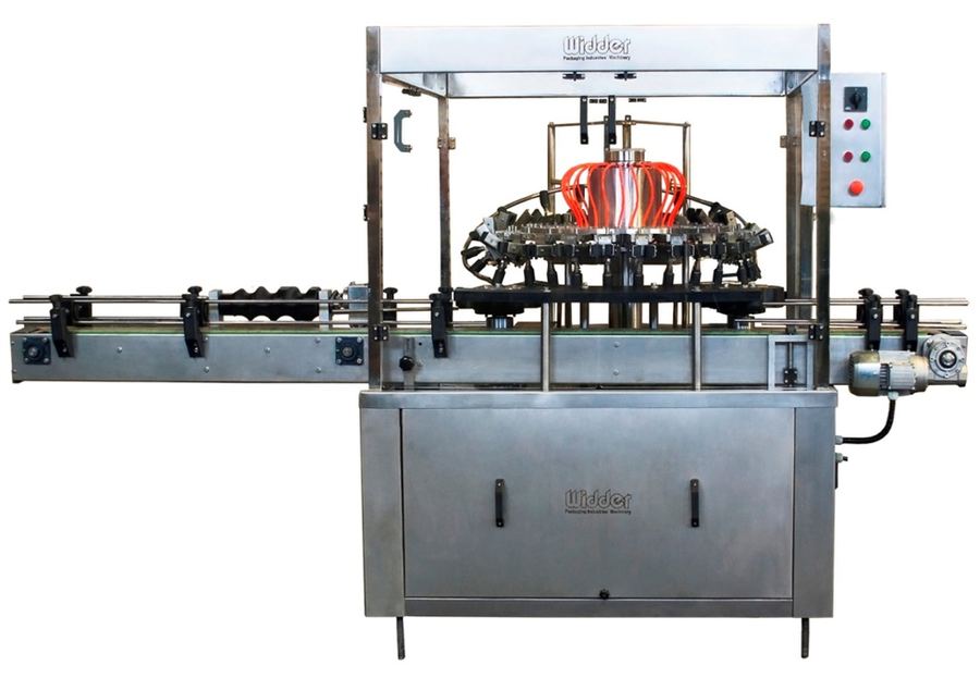Rotary rinsing machine