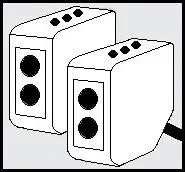 Through-beam infrared sensors